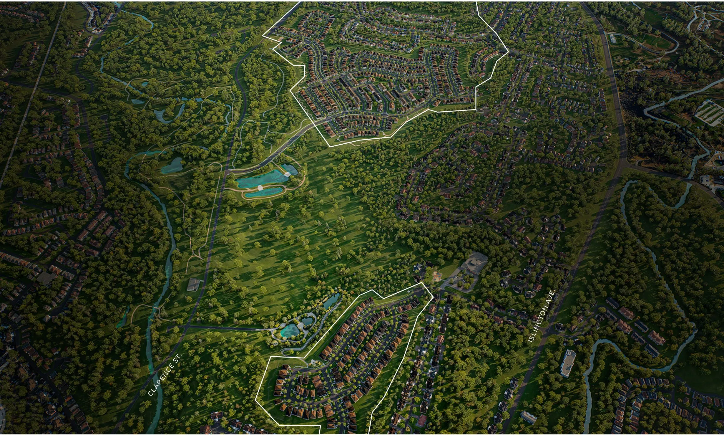 The Valley site plan